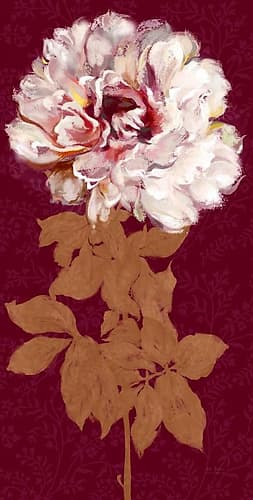 Blushing Peony Spice 2 Art Print by Art Atelier Alliance