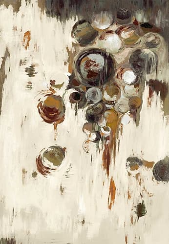 Circles in Brown Art Print by Art Atelier Alliance