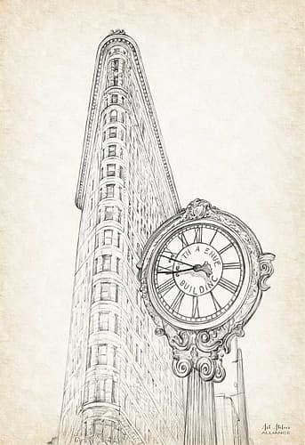 New York Sketch Book Architecture Print