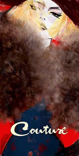 Couture Inspired Art Print by Art Atelier Alliance