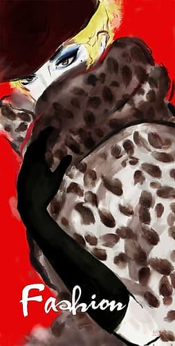 Fashion Inspired Art Print by Art Atelier Alliance