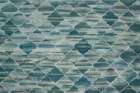Indigo Lattice Art Print