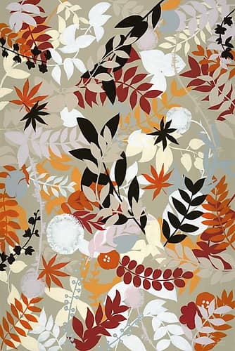 Leaves of Joy 1 Detail Art Print by Art Atelier Alliance