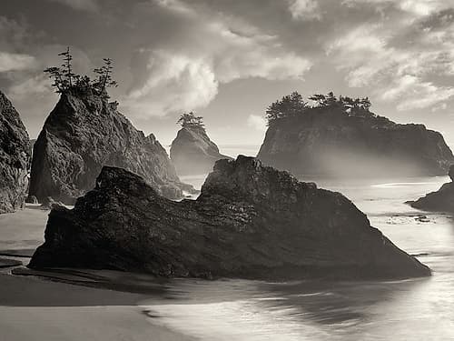 Seastack Beach Landscape Print