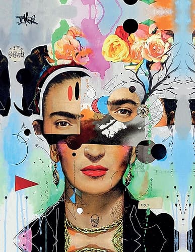 Kahlo Anaylitica Art Print