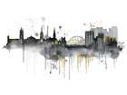Newcastle Skyline Art Print