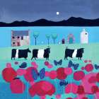 Flutterbies and Belties Art Print