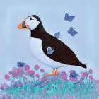 Puffs of Blue Art Print