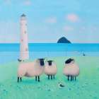 Wind on Wool Art Print