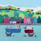 The One That Got Away From Tobermory Bay Art Print