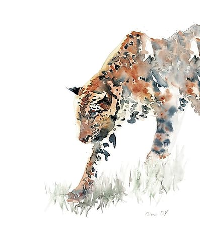 Furtif Art Print