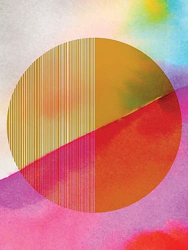 Colour Sphere II Art Print by Hope Bainbridge