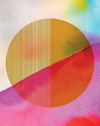 Colour Sphere II Art Print by Hope Bainbridge