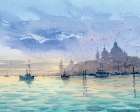 Venice From Boat Art Print