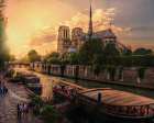 Cathedrale Notre-Dame de Paris Art Print