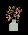 Bottlebrush in Vase Art Print