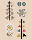 Mixed Flowers II Art Print