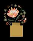 Protea in Vase Art Print