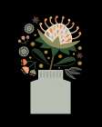 Waratah in Vase Art Print
