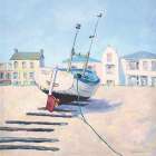 Moored Boat Art Print