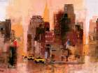 New Yorker and Cabs Art Print