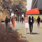 Cafe De La Paix - Paris Art Print