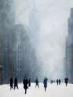 Blizzard - 5th Avenue Art Print