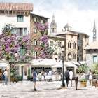 Sunshine Square Art Print