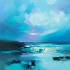 Blue Awe Modern Print