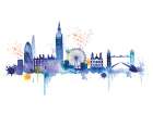 London Skyline Art Print