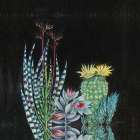 Dark Tropical II Art Print