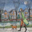 By The Light Of The Moon Art Print