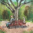 A Roundabout Conversation Art Print