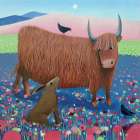 Hearty Hare Art Print