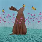 Butterfly Bartering Art Print