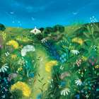 Meadow Cottage Art Print
