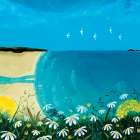 Blue Bay Art Print
