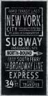 Rapid Transport Lines New York Art Print