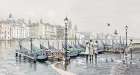 Quayside, Venice Art Print