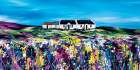 Fields in Bloom Art Print by Avril Thomson Smith