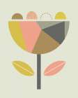 Scandi Flower Art Print
