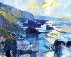 Tregardock Beach, December Art Print