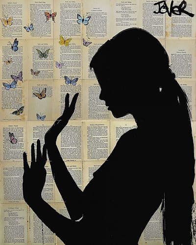 Butterfly Days Art Print by Loui Jover