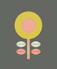 Scandi Flower II Art Print