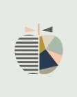Scandi Apple Art Print
