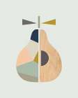 Scandi Pear Art Print