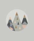 Geo Mountains II Art Print