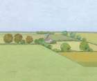 Norfolk Fields Art Print