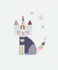 Unikitten Art Print