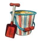 Bucket and Spade Art Print